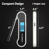 0.5 Sec Instant Read Meat Thermometer Digital with ±0.5℉ Precision,
