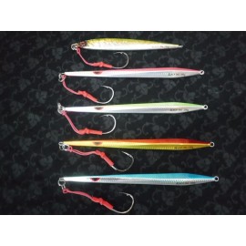 Black Dog "5" 200 GRAM SUPER SPEED JIGS BY BLACK DOG 200g SPEED JIGGING SHIMANO FLAT FALL  - UNRIGGED
