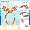 Blithween Clownfish Knotted Bow Headband Ocean Theme Hair Accessories Halloween