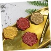 Operitacx Wedding Envelope Seals 10pcs Lacquer Seal Sticker Peel and