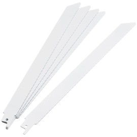 Panasonic EZ9SXMJ2 Reciprocating Saw (EZ47A1 / EA45A1) Genuine Metalwork Blades, Set of 5, Total Length 9.8 inches (250 mm)