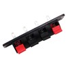 WANGCL 4pcs 4 Way Speaker Terminal Connectors Terminal Block Spring