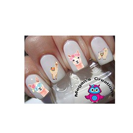 Llama Nail Art Decals