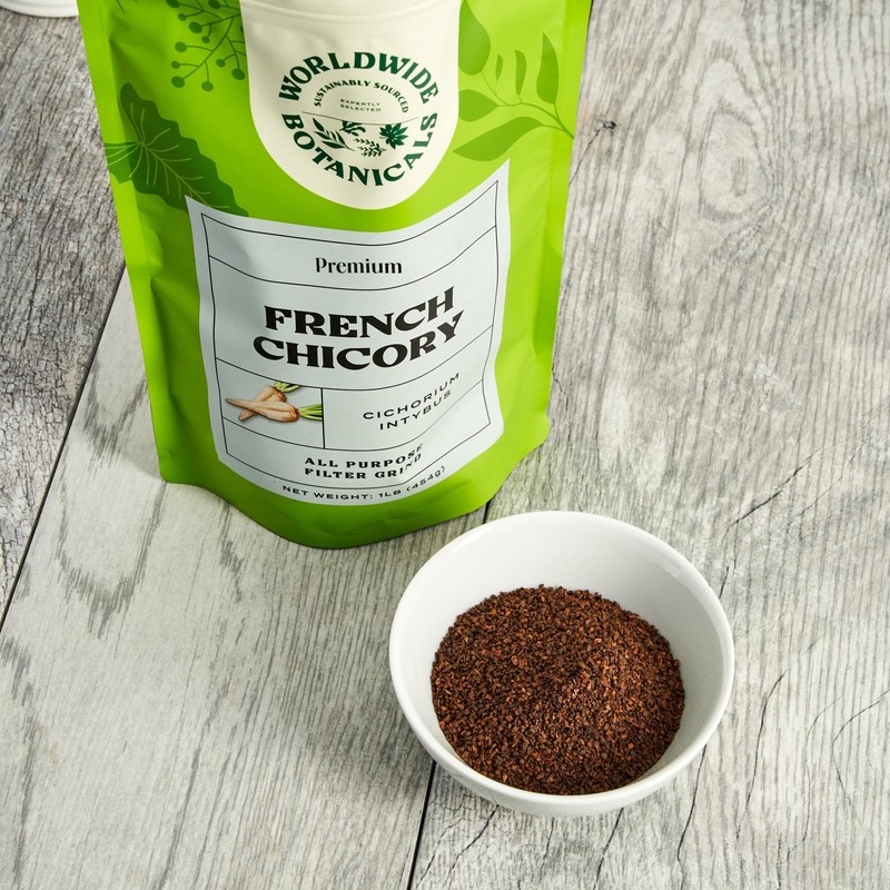 Worldwide Botanicals French Chicory Root, 1 Pound - Brew Like