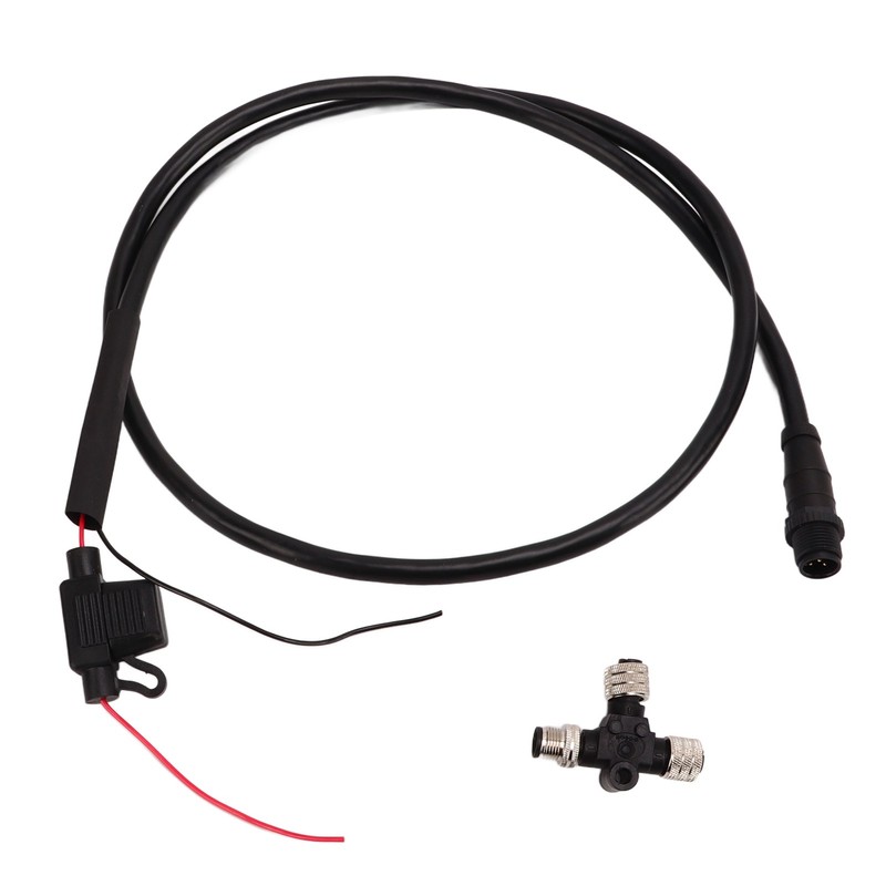 Backbone Cable with Tee Connector 3A Fuse 5Pin M12 Thread