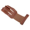 Archery Glove Cowhide Protective 3 Finger Guard Finger Tab Glove