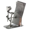 Steelman24 I Nuts and bolts sculpture Fireman I Handmade ornaments