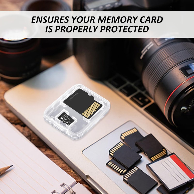 Pack of 9 SD Card Storage Box, Foldable SIM Card