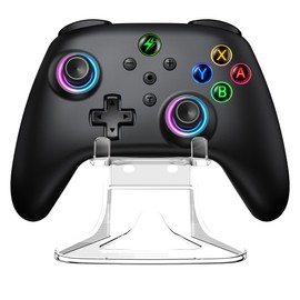 HEYLACOOLX Switch 2 Pro Controller with Stand, Wireless Switch Pro Controller for Nindendo 2, 10H+ Battery,Turbo, Progamable, 19 RGB Lights, Keylinker, 6-Axis Gyroscope