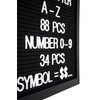 G GAMIT Felt Letter Board Letters Set, 306pcs 1inch Wider