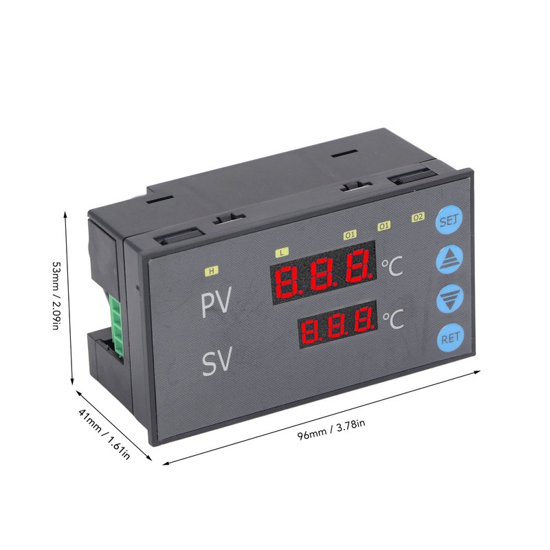220VAC Embedded Temperature Controller ‑50‑120℃ High Accuracy Digital Thermostat Switch