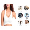 Manxing Sports Bra Women's High Impact Zip Front Wireless Push