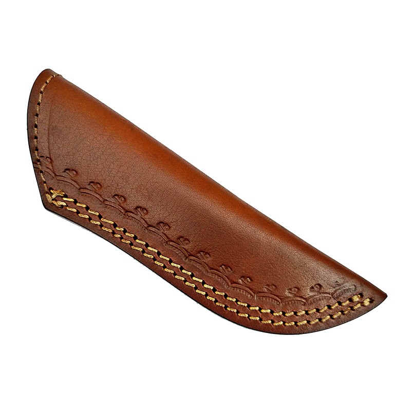 7" long handmade leather knife sheath for 7"—9" fixed blade