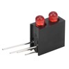 100Pcs 3mm Light Holder Dual Hole LED Diode Lamp with