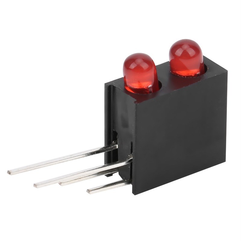 100Pcs 3mm Light Holder Dual Hole LED Diode Lamp with