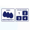 MedVanceTM Silicone - Bordered Silicone Adhesive Foam Dressing Size 4”X8”