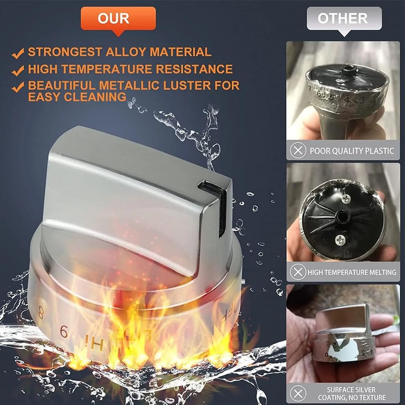 WB03X24818 222D5786P010 - perilla de repuesto para estufa de gas