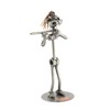 Steelman24 I Nuts and bolts sculpture Flute I Handmade ornaments