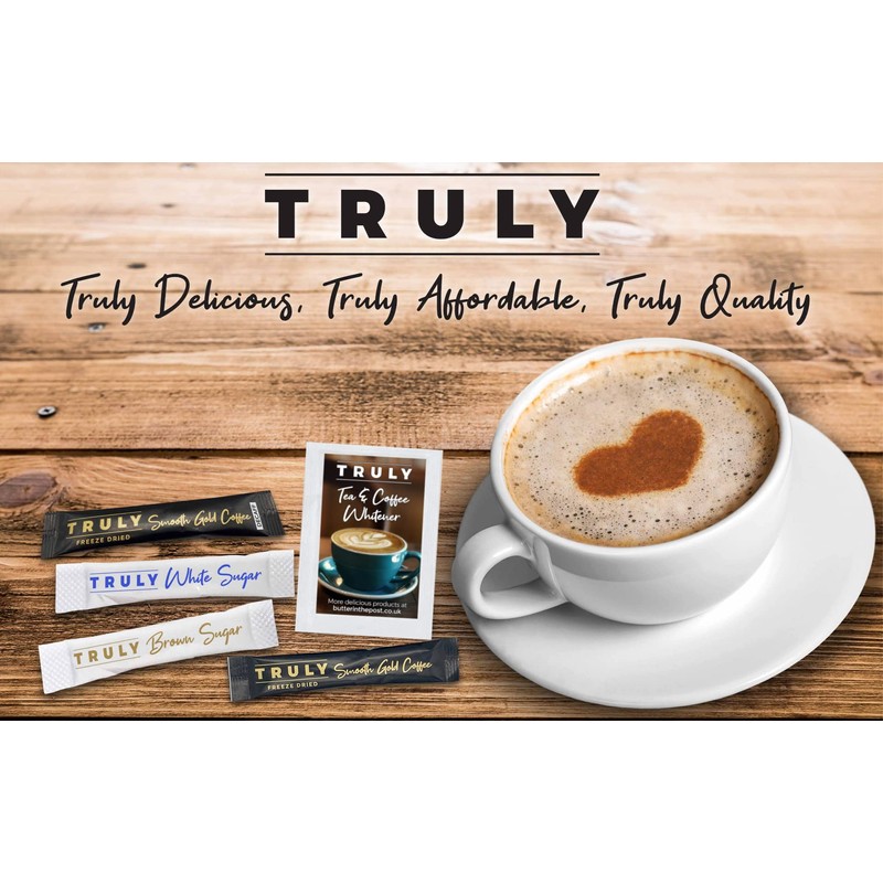 TRULY Smooth Gold Instant Coffee Sticks - Individual Sachets (25)