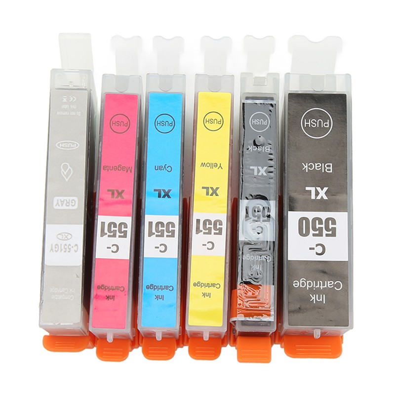 Printer Ink Cartridge Set No Fading Accurate Ink Cartridge Replacement