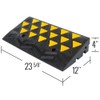 Heavy Duty Warehouse Industrial Rubber Reflective Curb Ramp