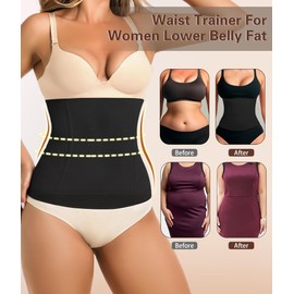sellto Waist Trainer for Women Tummy Control Postpartum Recovery Belt Waist Cincher Body Shaper
