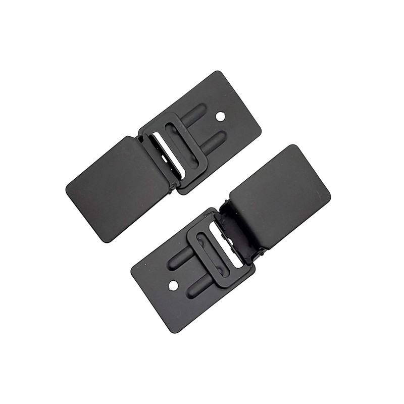 Wall Clips Matte Black for Hanging Rugs and Animal Hides