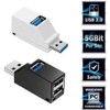 USB 3.0 Hub Adapter, 3 Port Splitter for PC, Laptop,