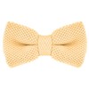 DonDon Men Knit Knitted Bow Tie Pre Tied and Adjustable