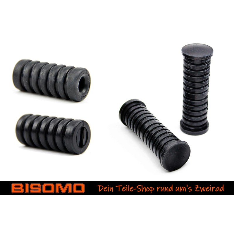 Rubber Parts 6-Piece Rubber Handlebar Grip Kickstarter Throttle Twist Foot