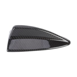 180mm Car Roof Antenna Cover Shark Fin Aerial Trim Cap Carbon Fiber Decoration Replacement for 3 Series E90 2007‑2012