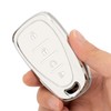 CHATYYD for Chevy Key fob Cover with Keychain,Soft TPU Car