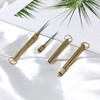 3 PCS Portable Toothpicks, Titanium Toothpicks Toothpick with Key Ring