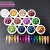 Polvo para Uñas con Efecto Espejo y Cromado Metálico para