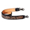 American Darling Hand Tooled Genuine Leather Crossbody Handle Strap for