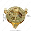 3" Brass Compass,Sundial Maritime Nautical Vintage Antique Nautical Sundial Compass,Brass