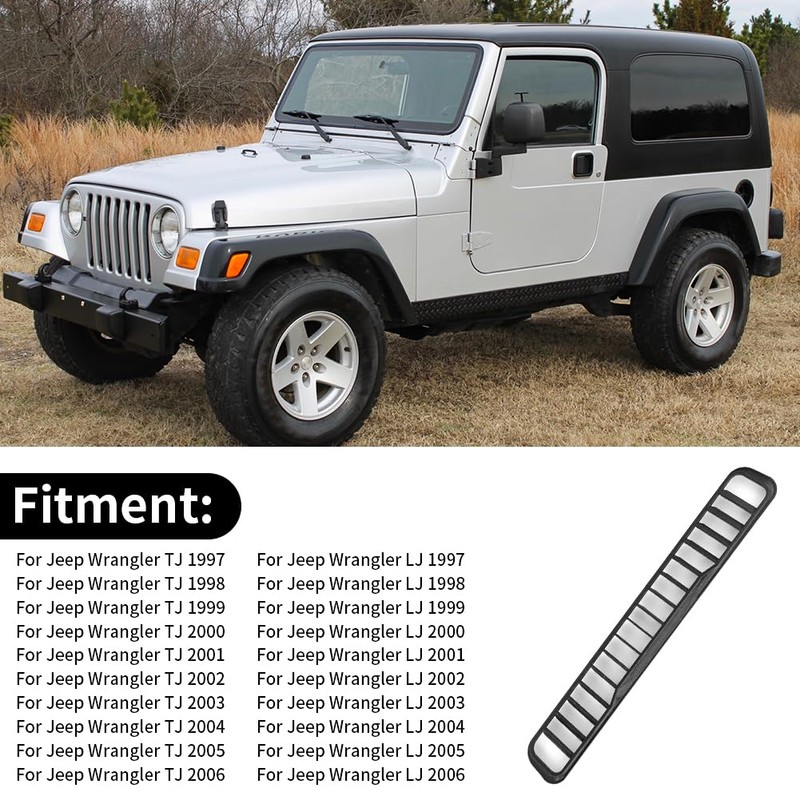 AUTOVIC Dash Dashboard Trim Vent for Defroster Defrost for Jeep