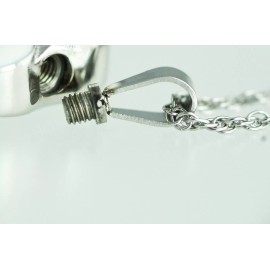 Memorial Slider Heart Ash Cremation Urn Sterling Silver 925