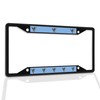 Fastasticdeals Metal Insert License Plate Frame Snowboarder Weatherproof Car Accessories