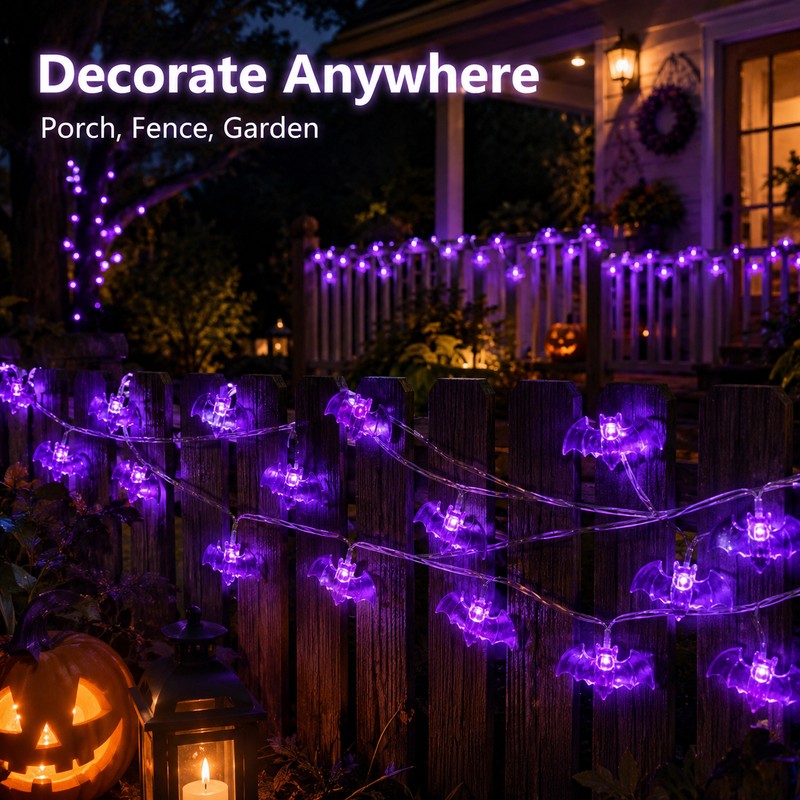 Halloween LED String Lights for Indoor & Outdoor Decor –