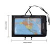 2PCS Waterproof Map Case, Transparent Map Cover Camping Map Pouch