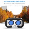 VR Brille für Handy, 3D Virtual Reality Headset kompatibel 4,7-6,5