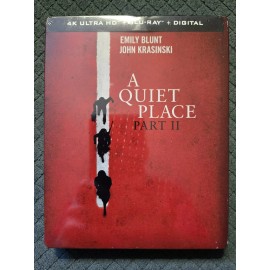 A QUIET PLACE PART II 4K UHD + Bluray + Digital STEELBOOK ***NEW***OOP**
