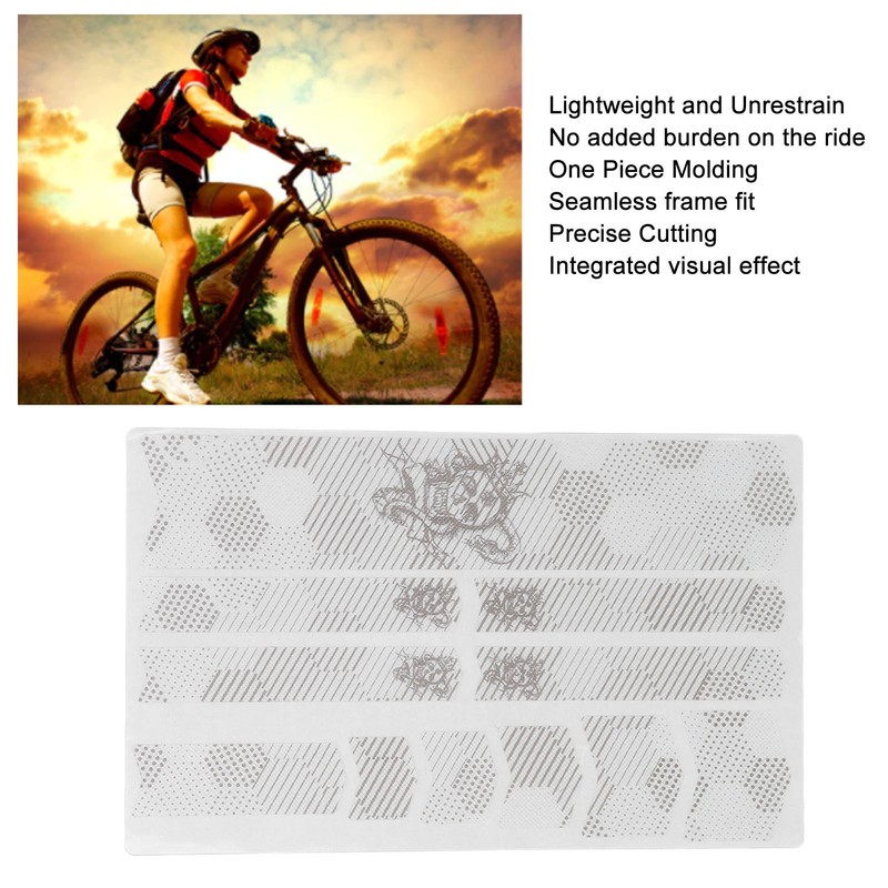 Bike Frame Tape Thickened Fade Resistant Decorative PVC Bicycle Frame