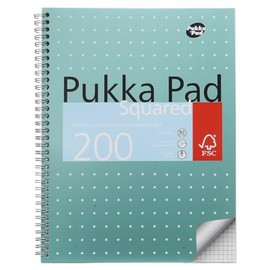 Pukka Pad Square Wirebound Metallic Jotta Notepad 200 Pages A4, JM018SQ (Pack of 1).