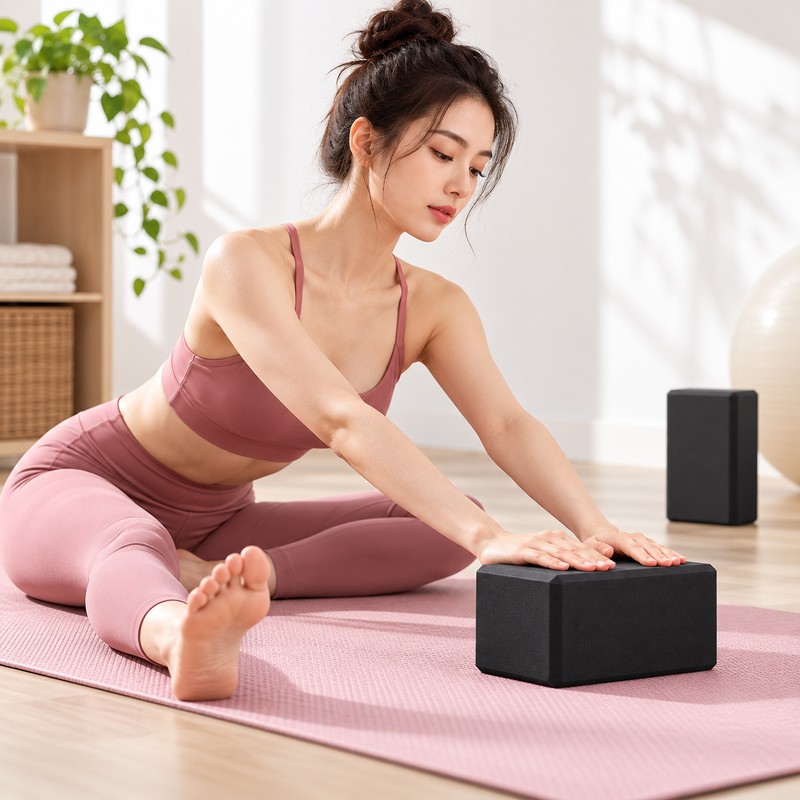 EVA Foam Yoga Block for Stretching & Fitness – Lightweight