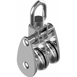 ARBO-INOX Double Block Pulley Stainless Steel Pulley A2 50 mm