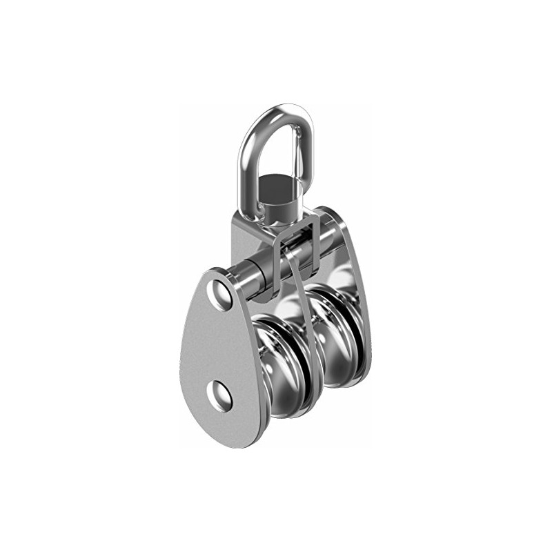 ARBO-INOX Double Block Pulley Stainless Steel Pulley A2 50 mm