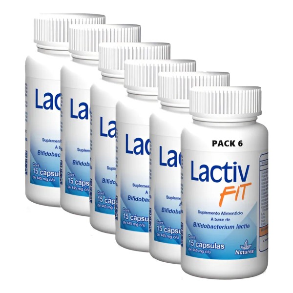 Pack Lactiv Fit 6 Suplementos Tratamiento Completo Para 3 Meses