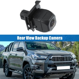 X AUTOHAUX Car Rear View Back Up Camera Wide Angle Park Assist Reverse Camera Fit for Toyota Hilux 2011-2015 No.8679071030 - Pack of 1